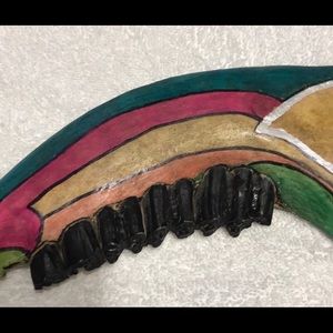 One of a kind Bovine bone art